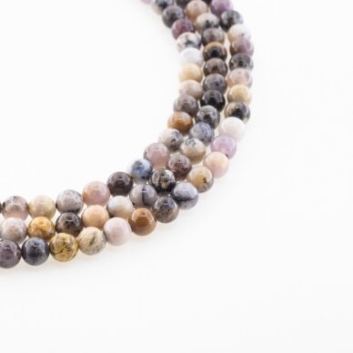 Amethyst Sage Opal, Natural, AB Grade, Round Bead, Multicolor, 37-39 cm/strand, 6, 8, 10 mm