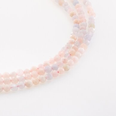 Beryl, Natural, B Grade, Faceted Round Bead, Mixed Colors, 37-39 cm/strand, 2, 4, 6, 8, 10, 12 mm