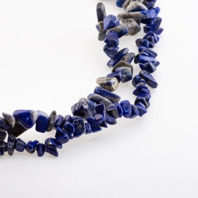 Lapis Lazuli, Natural, B Grade, Chip Bead, Blue, 80-83 cm/strand, about 5-8, 8-12 mm