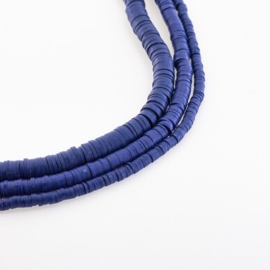 Polymer Clay, Heishi Rondelle Bead, #A24, about 38-40 cm/strand, 4x1, 6x1, 8x1 mm