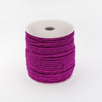 Sukta virvė, #103 purpurinė spalva, apie 50 metrų/ritė, 4 mm