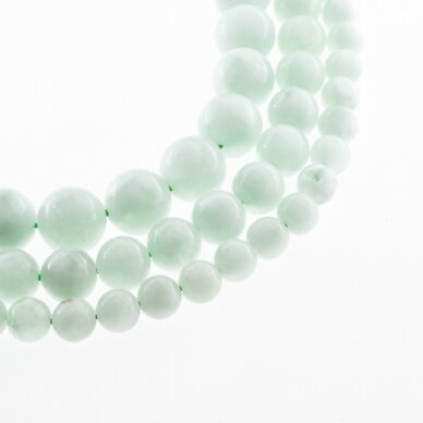 Green Angelite, Natural, Round Bead, 37-39 cm/strand, 4, 6, 8, 10, 12 mm