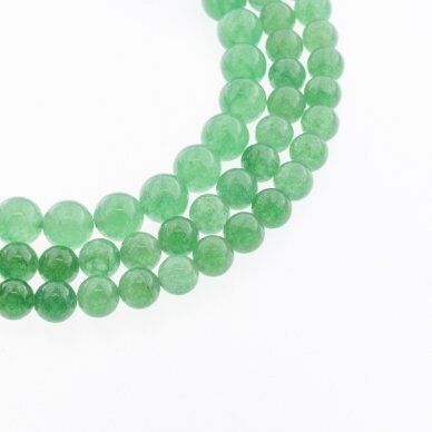 Green Aventurine, Natural, A Grade, Round Bead, 37-39 cm/strand, 6, 8, 10, 12 mm